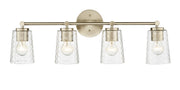 Millennium - 9234-MG - Four Light Vanity - Ashli - Modern Gold