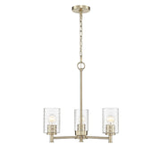 Millennium - 9213-MG - Three Light Chandelier - Ashli - Modern Gold