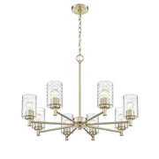 Millennium - 9218-MG - Eight Light Chandelier - Ashli - Modern Gold