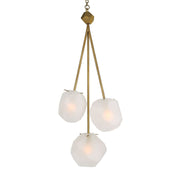 Uttermost - 21575 - Three Light Pendant - Geodesic - Matte Antique Brass