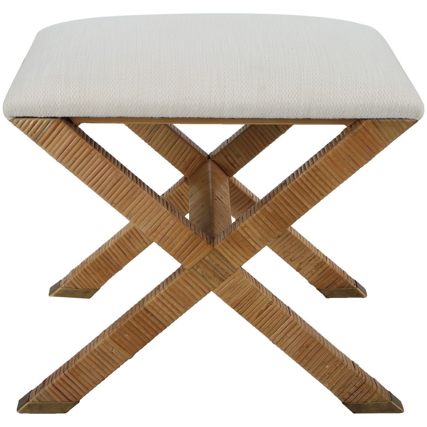 Uttermost - 23745 - Bench - St. Tropez - Antique Brass