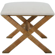 Uttermost - 23745 - Bench - St. Tropez - Antique Brass