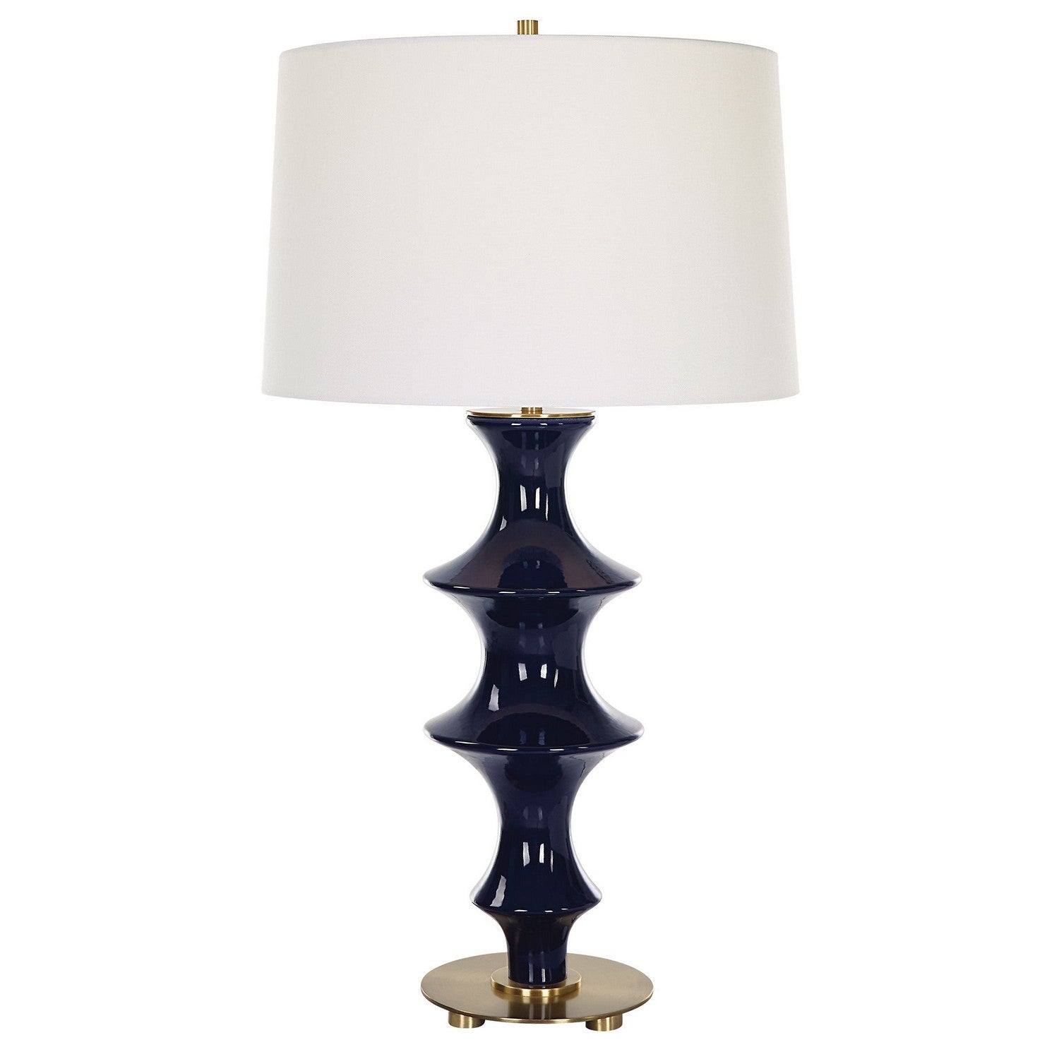 Uttermost - 30196 - One Light Table Lamp - Coil - Antique Brass