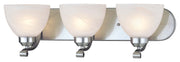 Minka-Lavery - 5423-84 - Three Light Bath - Paradox - Brushed Nickel