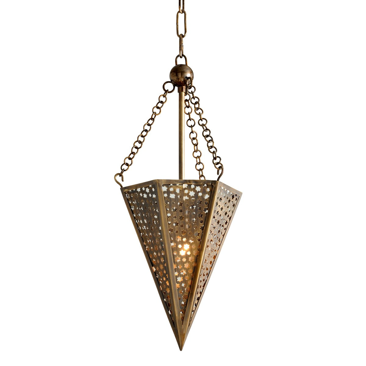 Corbett Lighting - 302-41-OWB - One Light Mini Pendant - Star Of The East - Old World Brass