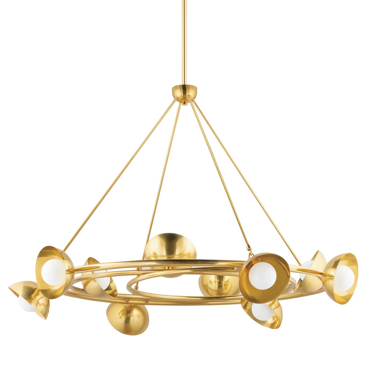 Corbett Lighting - 403-10-VB - LED Chandelier - Oraibi - Vintage Brass