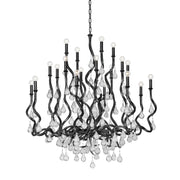 Corbett Lighting - 414-48-BSL - 20 Light Chandelier - Aveline - Black Silver Leaf