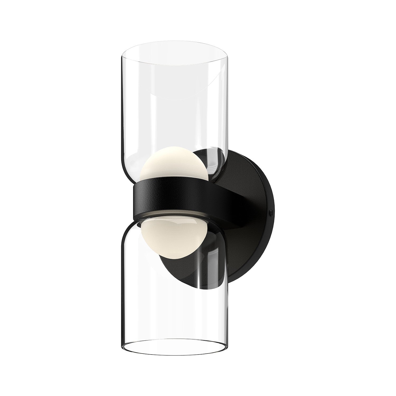 Kuzco Lighting - WS52511-BK/CL - LED Wall Sconce - Cedar - Black/Clear