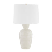 Mitzi - HL548201-AGB/CSC - One Light Table Lamp - Dawn - Aged Bras/Ceramic Satin Cream