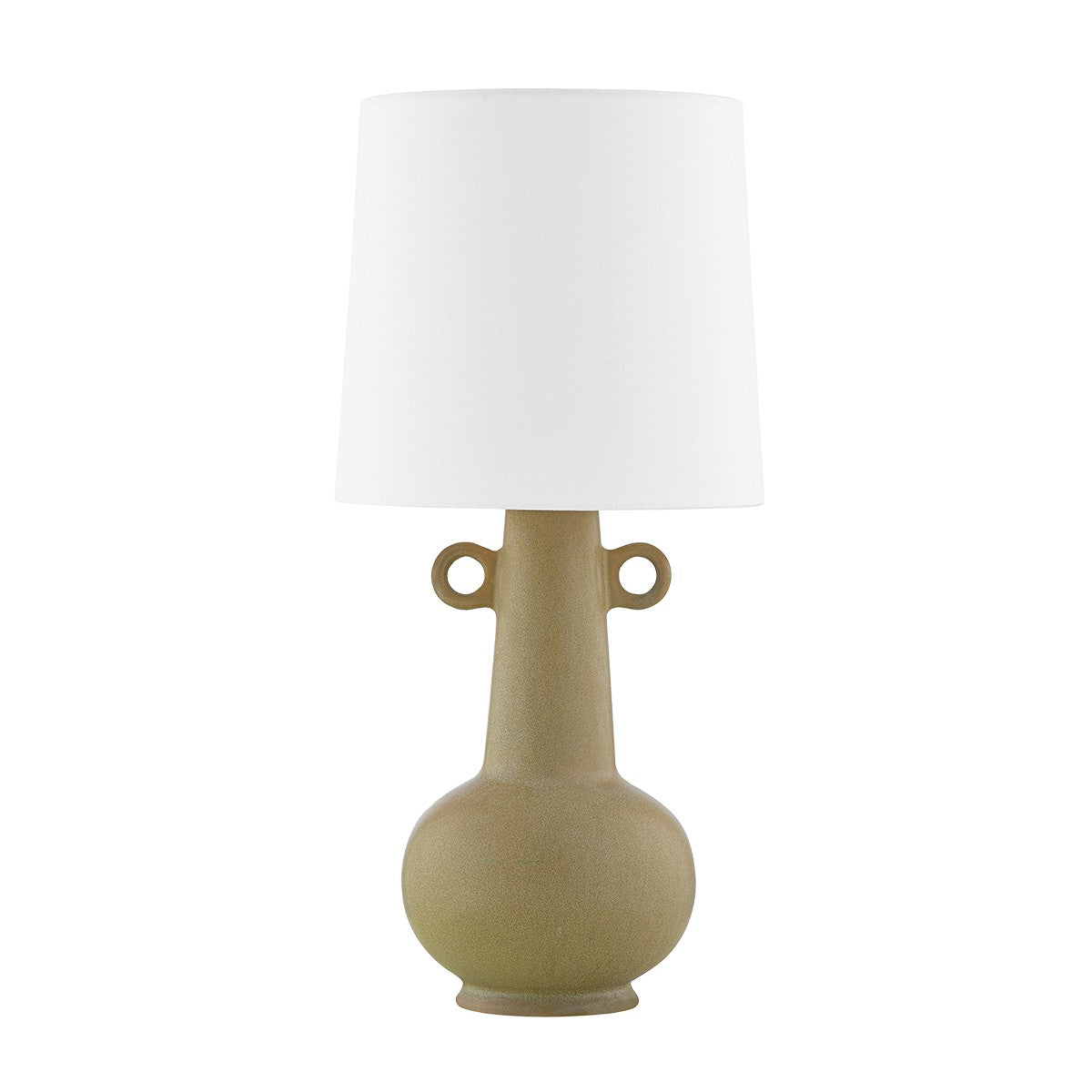 Mitzi - HL613201A-AGB/CRO - One Light Table Lamp - Rikki - Aged Brass/Ceramic Reactive Golden Olive