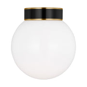 Visual Comfort Studio - KSF1051BBSGBK - One Light Flush Mount - Monroe - Burnished Brass