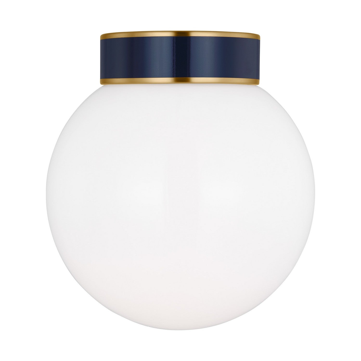 Visual Comfort Studio - KSF1051BBSNVY - One Light Flush Mount - Monroe - Burnished Brass