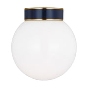 Visual Comfort Studio - KSF1051BBSNVY - One Light Flush Mount - Monroe - Burnished Brass