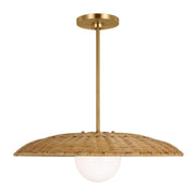 Visual Comfort Studio - KSP1101BBS - One Light Pendant - Mari - Burnished Brass