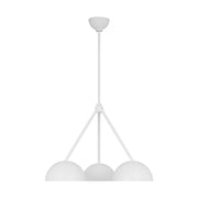 Visual Comfort Studio - LXC1043CPST - Three Light Chandelier - Beaunay - Cast Plaster