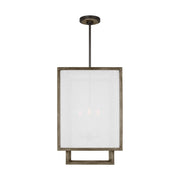 Visual Comfort Studio - TFC1094WDO - Four Light Chandelier - Brockway - Weathered Oak Wood