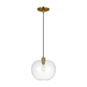 Visual Comfort Studio - TP1201BBS - One Light Pendant - Mela - Burnished Brass
