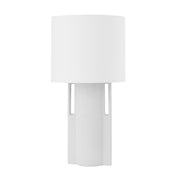 Hudson Valley - L1690-AGB/CWK - One Light Table Lamp - Sydney - Aged Brass/Ceramic Matte White Speck