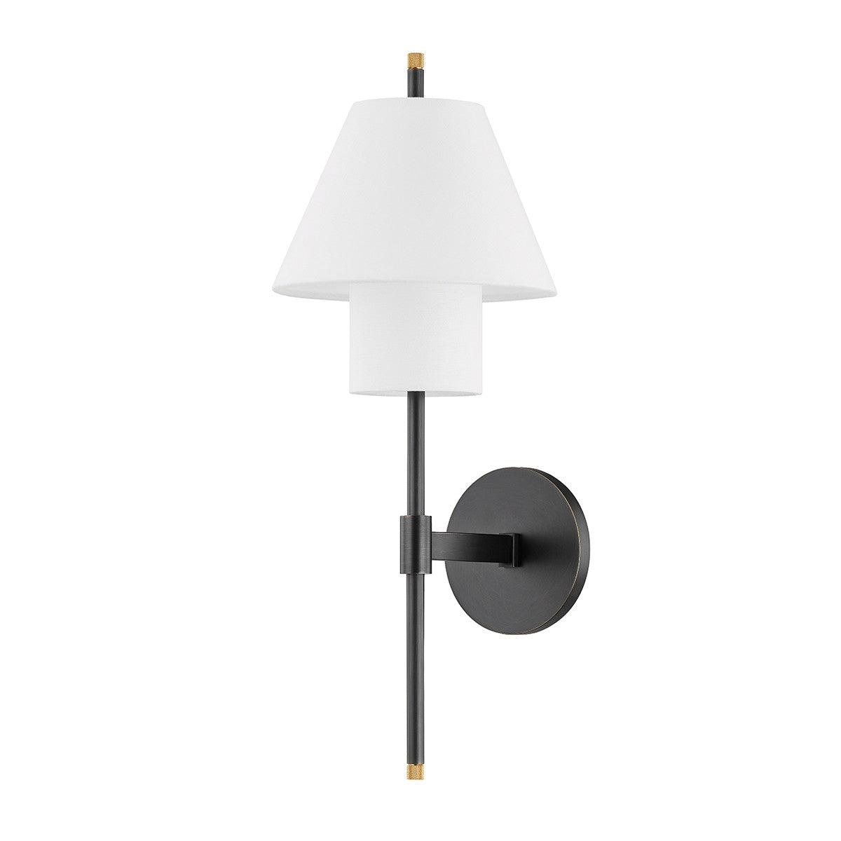 Hudson Valley - PI1899101-AGB/DB - One Light Wall Sconce - Glenmoore - Aged Brass