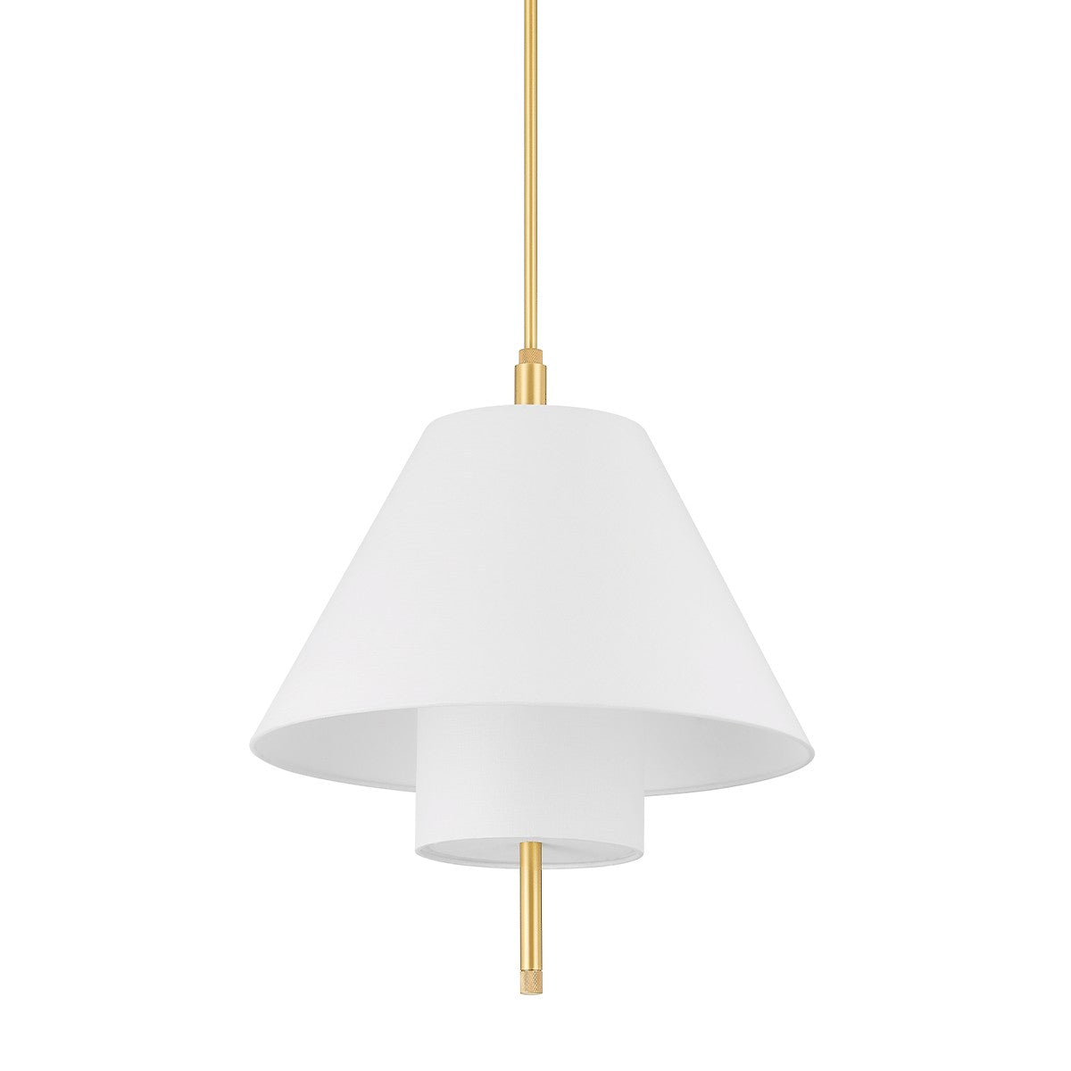 Hudson Valley - PI1899701-AGB - One Light Pendant - Glenmoore - Aged Brass