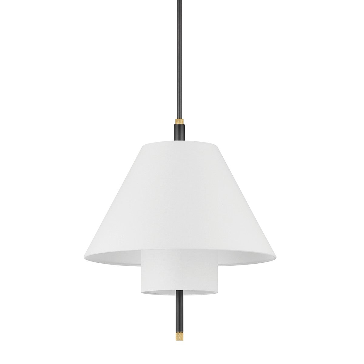 Hudson Valley - PI1899701-AGB/DB - One Light Pendant - Glenmoore - Aged Brass