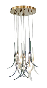 Metropolitan - N9493 - 13 Light Pendant - Featherly - Gold