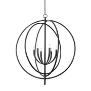 Troy Lighting - F8840-BI - Six Light Chandelier - Fillea - Black Iron