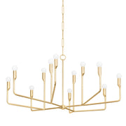 Troy Lighting - F9242-VGL - 12 Light Chandelier - Norman - Vintage Gold Leaf