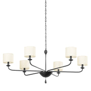 Troy Lighting - F9750-BI - Six Light Chandelier - Osmond - Black Iron