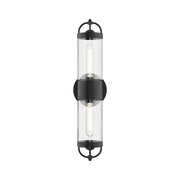 Alora - WV461102MB - Two Light Wall Sconce - Lancaster - Matte Black