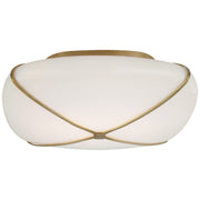 Visual Comfort Signature - CD 4006SB-WG - LED Flush Mount - Fondant - Soft Brass