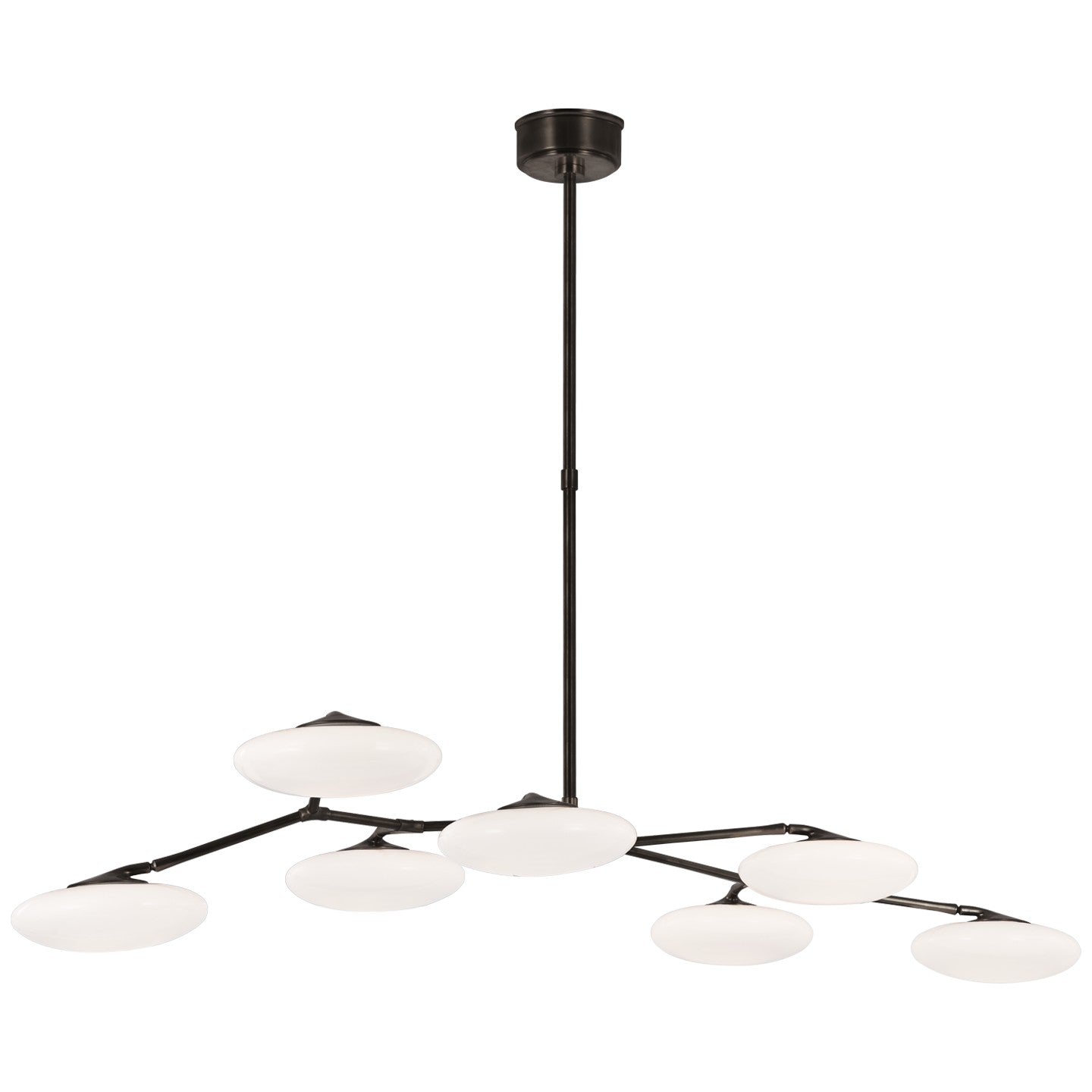 Visual Comfort Signature - CD 5015GM-WG - LED Linear Chandelier - Brindille - Gun Metal