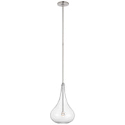 Visual Comfort Signature - CD 5027PN-CG - LED Pendant - Lomme - Polished Nickel