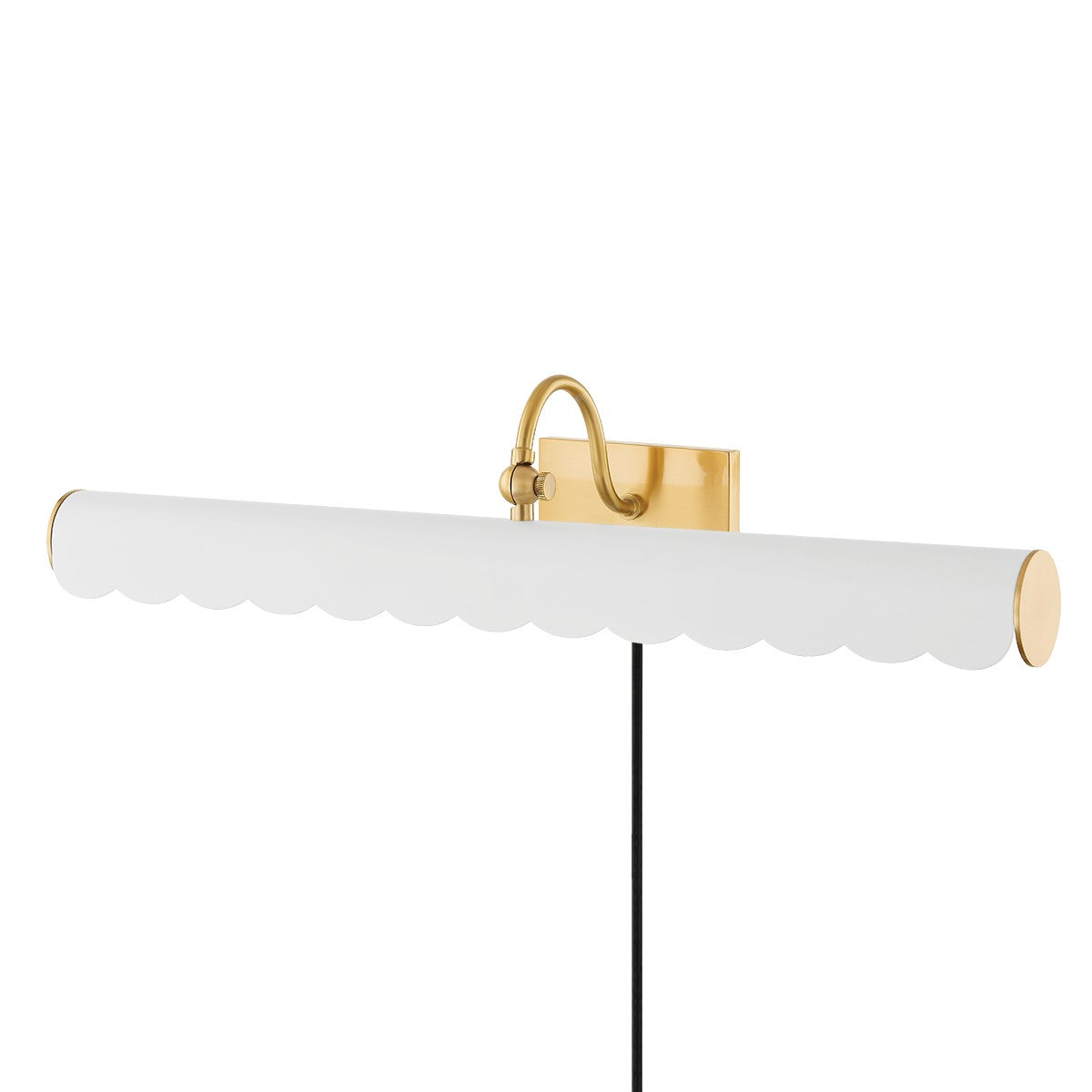 Mitzi - HL762103L-AGB/SWH - Three Light Picture Light - Fifi - Aged Brass