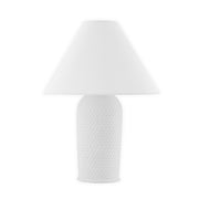 Mitzi - HL767201-AGB/CTW - One Light Table Lamp - Susie - Aged Brass