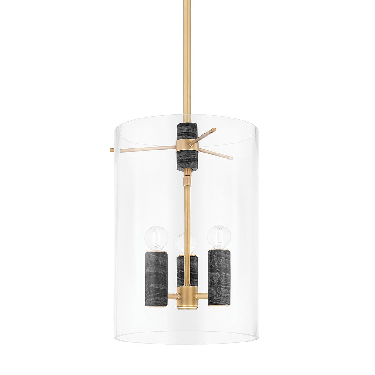Corbett Lighting - 359-13-VB - Three Light Lantern - Adonis - Vintage Brass