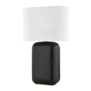 Hudson Valley - L1919-AGB/CBV - One Light Table Lamp - Arthur - Aged Brass/Black Lava Ceramic