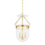 Hudson Valley - MDS1601-AGB - Three Light Lantern - Rousham - Aged Brass