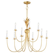 Maxim - 2889GL - Nine Light Chandelier - Paloma - Gold Leaf