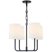 Visual Comfort Signature - BBL 5080C-L - Four Light Chandelier - Go lightly - Charcoal