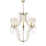 Visual Comfort Signature - CHC 1554OW-L - Eight Light Chandelier - Montmarte - Old White