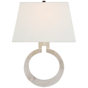 Visual Comfort Signature - CHD 2970ALB-L - One Light Wall Sconce - Ring - Alabaster