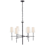 Visual Comfort Signature - S 5161BZ-L - Six Light Chandelier - Grenol - Bronze