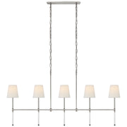 Visual Comfort Signature - SK 5055PN-L - Five Light Linear Chandelier - Camille - Polished Nickel