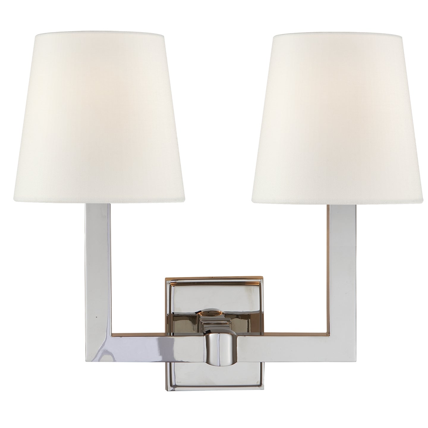 Visual Comfort Signature - SL 2820PN-L - Two Light Wall Sconce - Square Tube - Polished Nickel