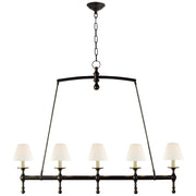 Visual Comfort Signature - SL 5811BZ-L - Five Light Linear Chandelier - Classic - Bronze
