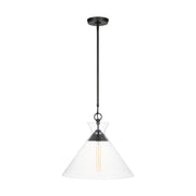 Visual Comfort Studio - CP1031AI - One Light Pendant - Atlantic - Aged Iron
