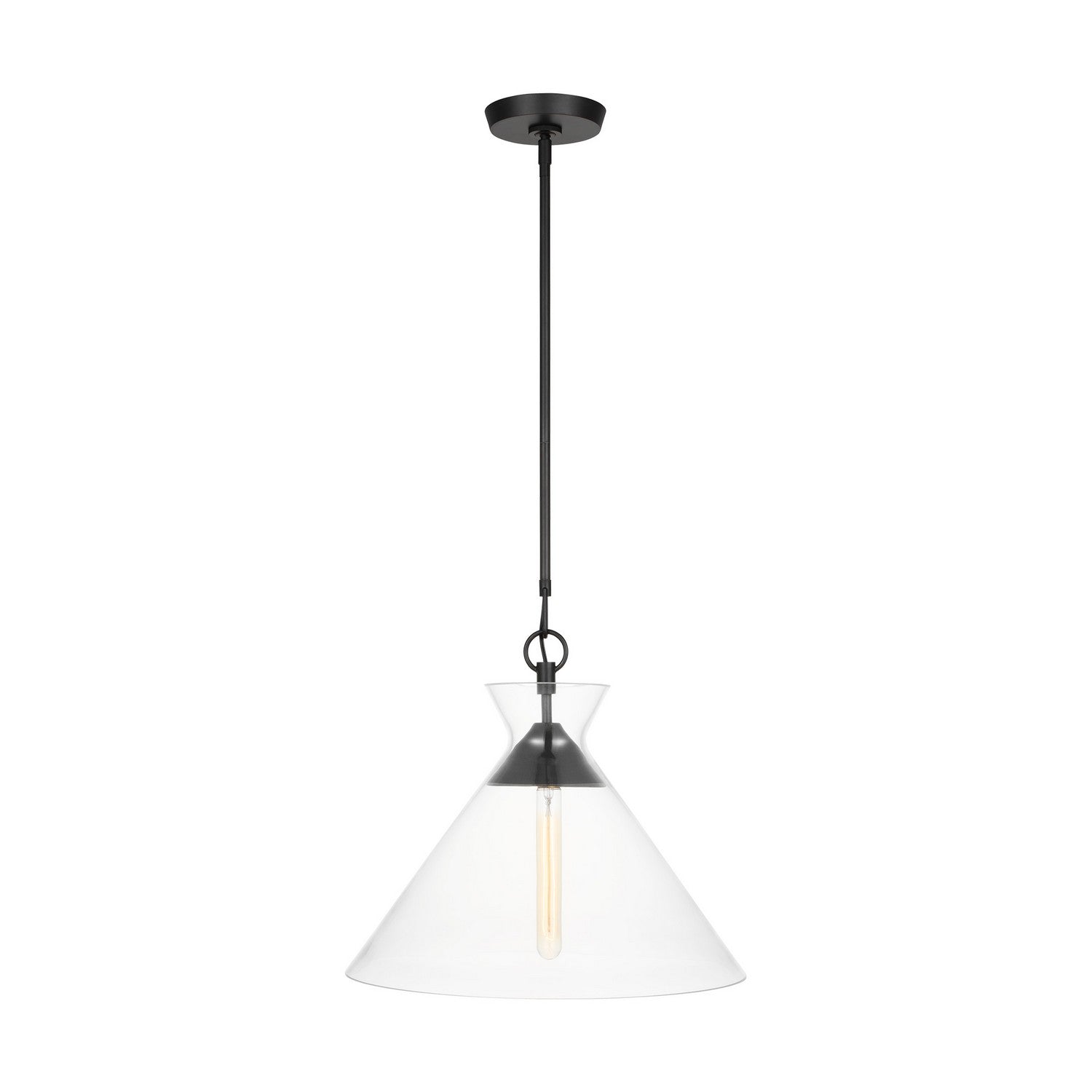 Visual Comfort Studio - CP1031AI - One Light Pendant - Atlantic - Aged Iron
