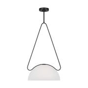 Visual Comfort Studio - KP1161MBK - One Light Pendant - Nido - Midnight Black
