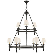Visual Comfort Signature - SL 5813BZ-L - Nine Light Chandelier - Classic - Bronze